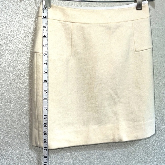 J.Crew Off White Wool Mini Skirts - Picture 3 of 5